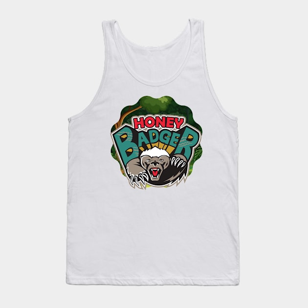 Honey Badger Tank Top by Pearsville